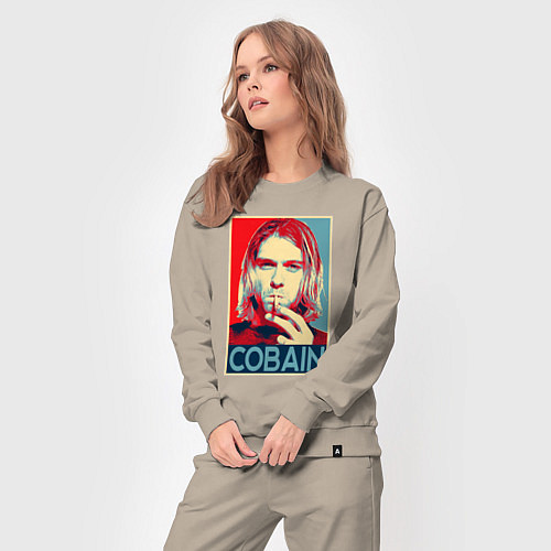 Женский костюм Кобейн нирвана рок / Миндальный – фото 3