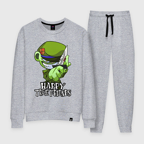 Женский костюм Happy three friends - Flippy / Меланж – фото 1