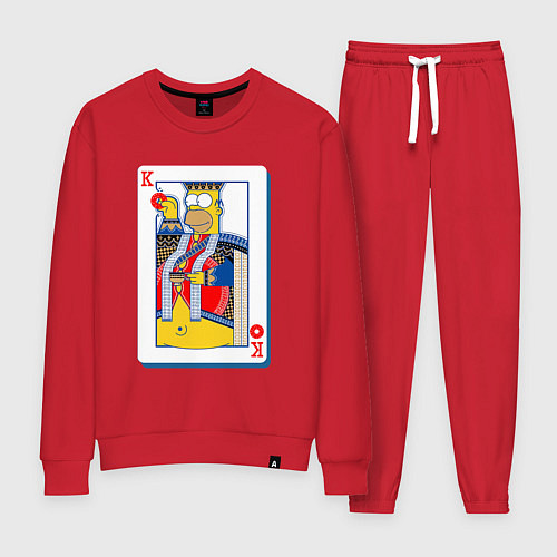 Женский костюм Король Гомер / Красный – фото 1