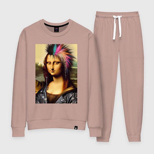 Женский костюм Mona Lisa - punks not dead / Пыльно-розовый – фото 1