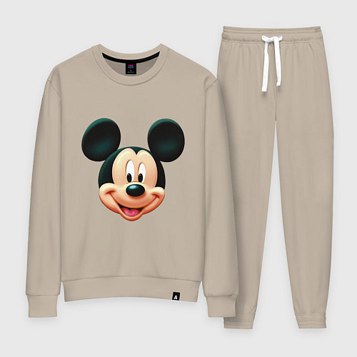 Женский костюм Mickey mouse head / Миндальный – фото 1