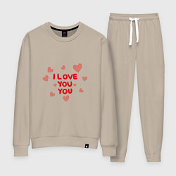 Женский костюм I love