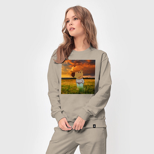 Женский костюм Чисто чилловый парень / Миндальный – фото 3