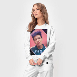 Костюм хлопковый женский Игра в кальмара игрок 230, цвет: белый — фото 2