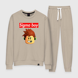 Женский костюм Sigma boy roblox head - мем Роблокс Сигма бой