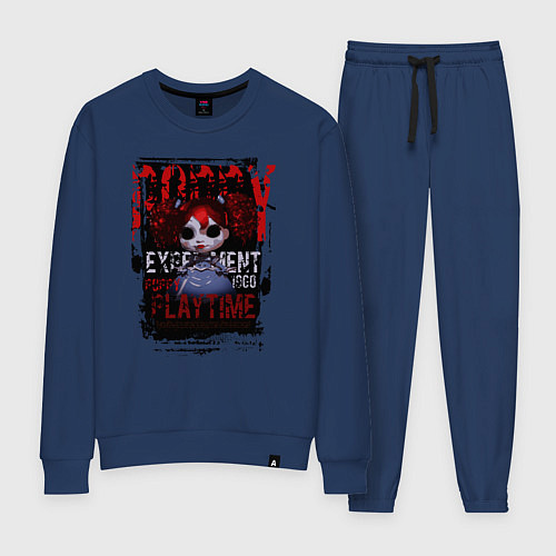 Женский костюм Кукла Поппи из Poppy Playtime / Тёмно-синий – фото 1