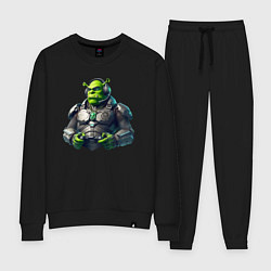 Костюм хлопковый женский G2 esports team - cyber Shrek, цвет: черный