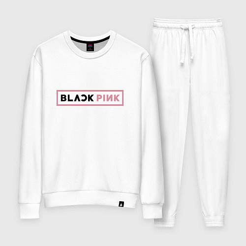 Женский костюм Blackpink - emblem of group of South Korea / Белый – фото 1
