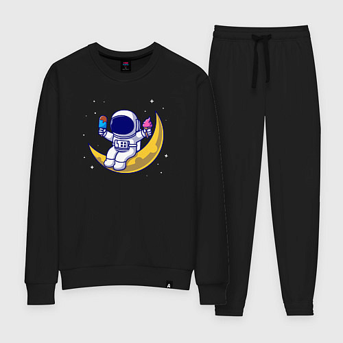 Женский костюм Космическое мороженое / Черный – фото 1