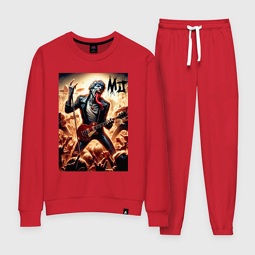 Женский костюм Mick Jagger - Rolling Stones / Красный – фото 1