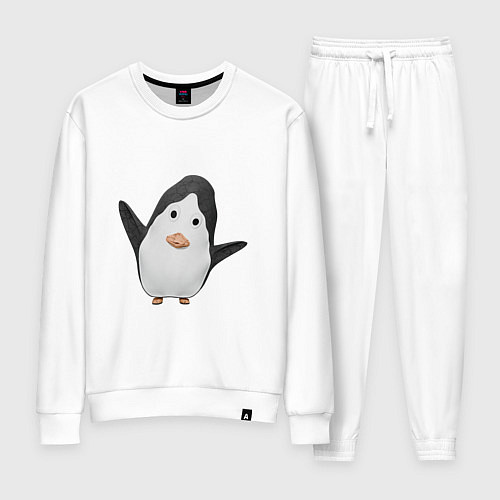 Женский костюм Cartoon penguin / Белый – фото 1