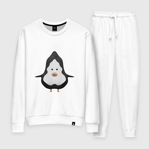 Женский костюм Cartoon penguin character / Белый – фото 1