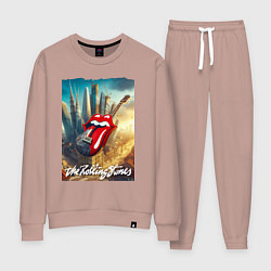 Женский костюм Rolling Stones - logo-guitar