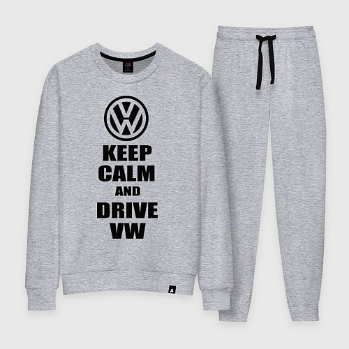 Женский костюм Keep Calm & Drive VW / Меланж – фото 1