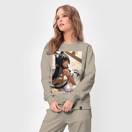 Женский костюм Сфинкс в древнем Египте / Миндальный – фото 3