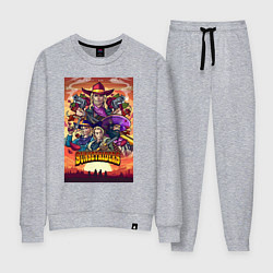 Костюм хлопковый женский Sunsetriders, цвет: меланж