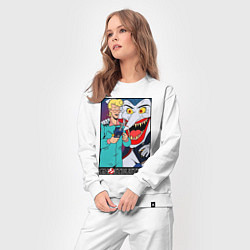 Костюм хлопковый женский Ghostbusters - Egon and goblin, цвет: белый — фото 2