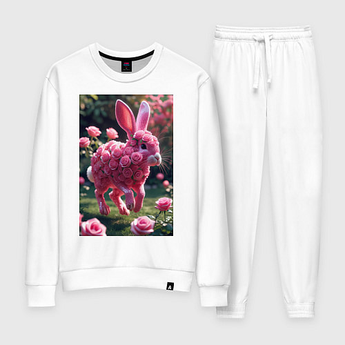 Женский костюм Кролик из роз / Белый – фото 1