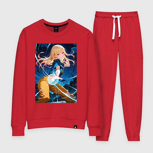 Женский костюм Марин Китагава косплей Dragon Ball / Красный – фото 1