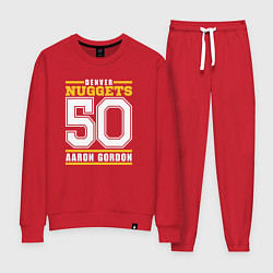 Костюм хлопковый женский Denver - Aaron Gordon, цвет: красный