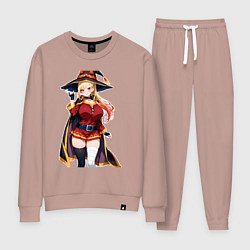 Костюм хлопковый женский Марин Китагава косплей Мегумин, цвет: пыльно-розовый