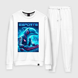 Женский костюм Дельфин крутой киберспортсмен - нейроарт