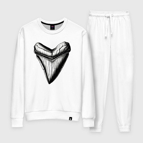 Женский костюм Зуб мегалодона / Белый – фото 1