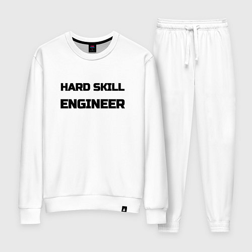 Женский костюм Hard skill engineer / Белый – фото 1