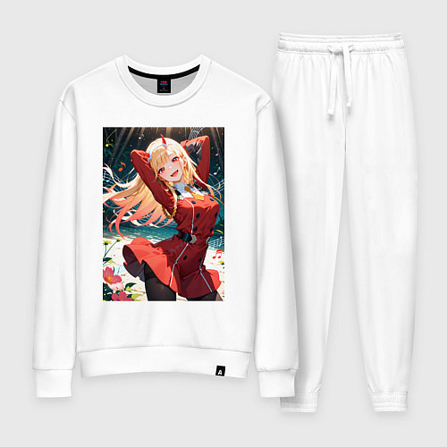 Женский костюм Марин Китагава косплей 002 Darling in the Franxx / Белый – фото 1