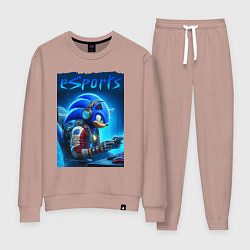 Женский костюм Hedgehog Sonic is esports player - neon glow