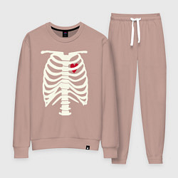 Женский костюм Сердце в скелете
