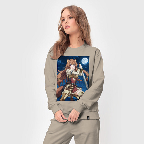 Женский костюм Рафталия сражается в ночи / Миндальный – фото 3