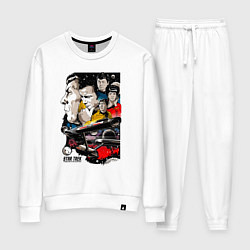 Костюм хлопковый женский Star Trek: Команда Энтерпрайз, цвет: белый