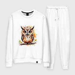 Женский костюм Акварельная сова