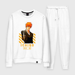 Костюм хлопковый женский Блич Ichigo, цвет: белый