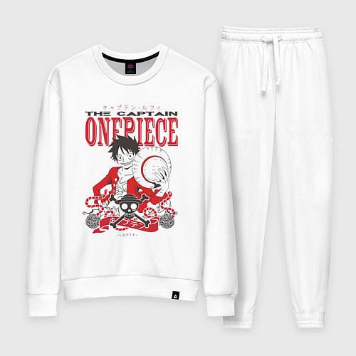 Женский костюм Ванпис Луффи череп / Белый – фото 1