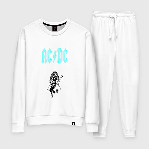 Женский костюм AcDc Angus Young / Белый – фото 1