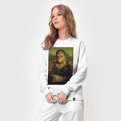 Костюм хлопковый женский Чубакка - Мона Лиза, цвет: белый — фото 2