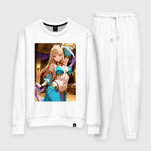 Женский костюм Марин Китагава косплей восточный танец / Белый – фото 1