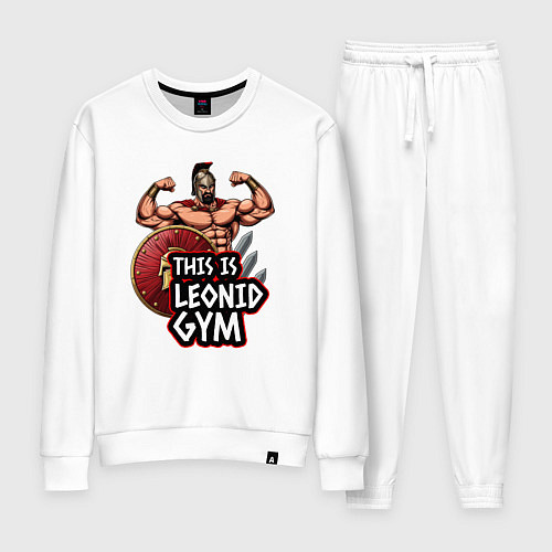 Женский костюм Leonid gym / Белый – фото 1