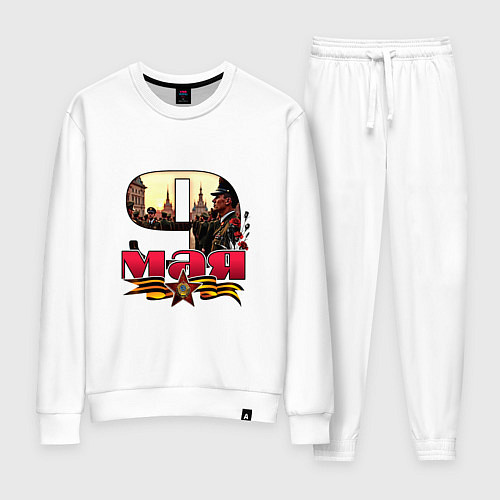 Женский костюм Парад 9 мая / Белый – фото 1