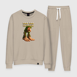 Костюм хлопковый женский Brr brr Patapim, цвет: миндальный