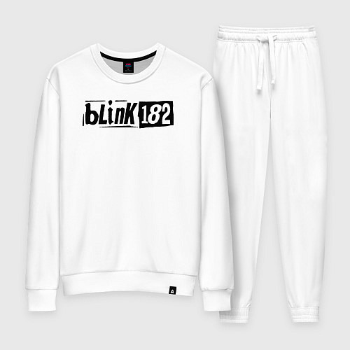 Женский костюм Blink 182 трафарет черный / Белый – фото 1
