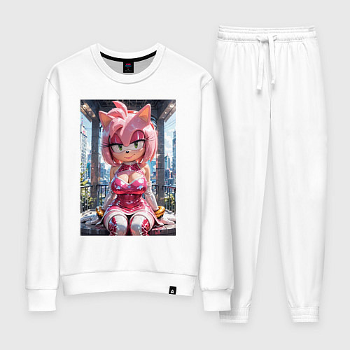 Женский костюм Эми Роуз из Somic строит глазки / Белый – фото 1