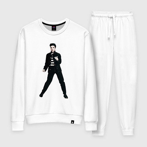 Женский костюм Танцующий Элвис Пресли / Белый – фото 1