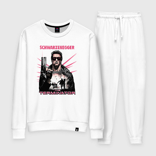 Женский костюм Терминатор фильм 1 / Белый – фото 1