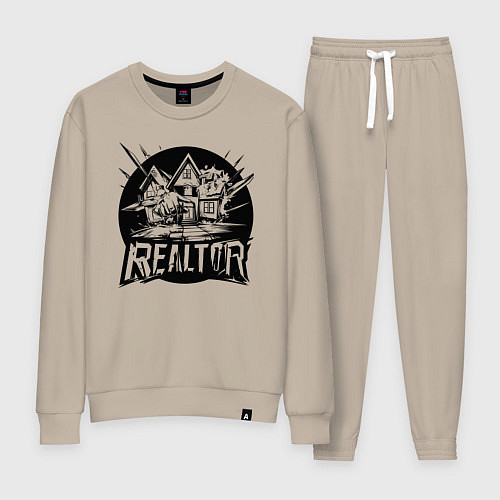 Женский костюм Риелтор дом / Миндальный – фото 1