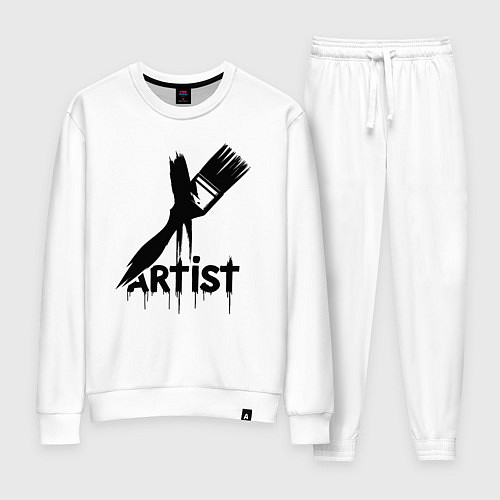 Женский костюм Художник с кистью / Белый – фото 1