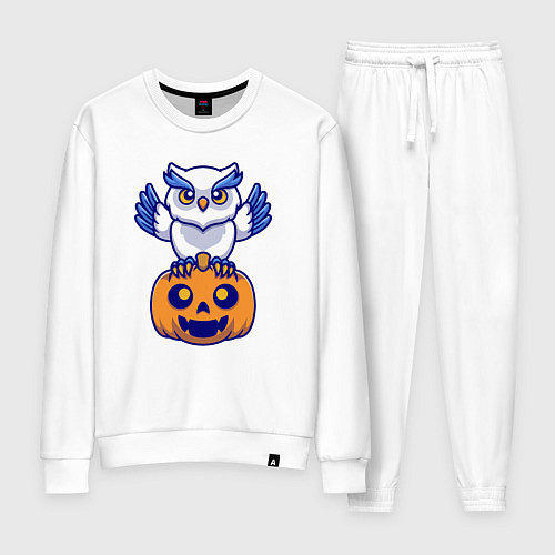 Женский костюм Halloween owl / Белый – фото 1