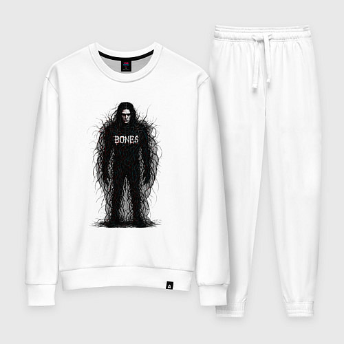 Женский костюм Bones horror style / Белый – фото 1
